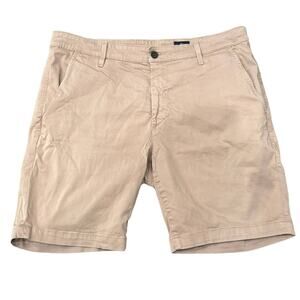 AG Adriano Goldschmied Men's The Wanderer Slim Trouser Short Khaki Size 36